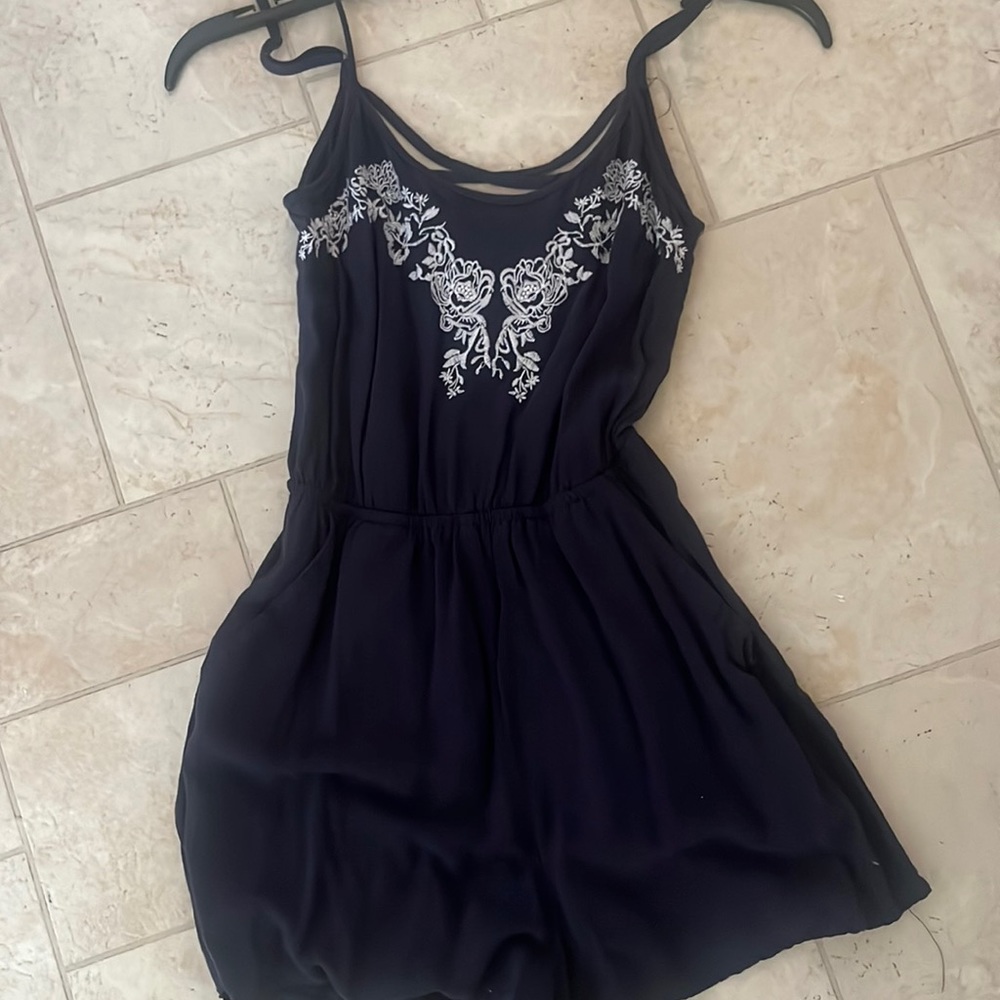 Navy Blue summer romper